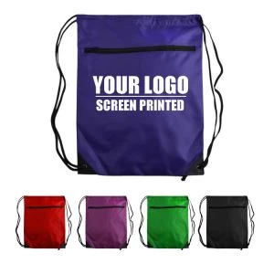 Bolso de compras reciclable del lazo del bolso de la mochila del poliéster para los niños